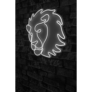 Wallity Ukrasna plastična LED rasvjeta, Lion - White