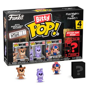 Blister 4 figure Bitty POP Five Nights at Freddy's Freddy