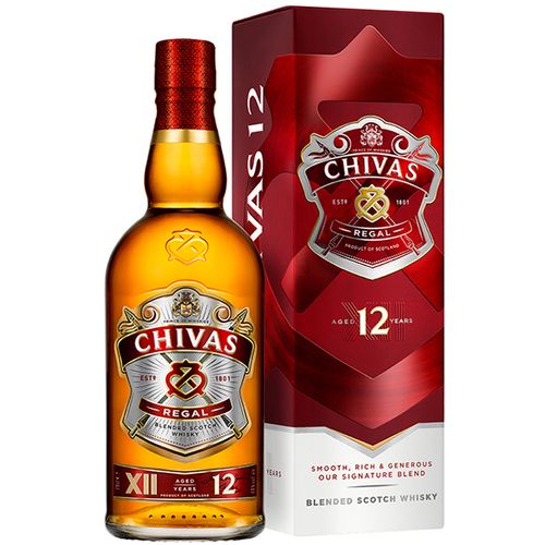 Chivas Regal 12 Y.O. viski  0.70 lit 40% alk slika 1