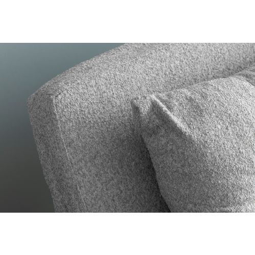 Atelier Del Sofa Naslonjač, Folde Single - Teddy Fabric - Grey slika 6