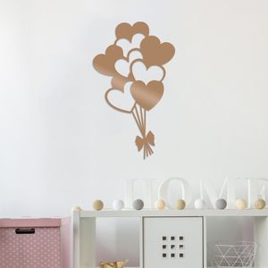 Wallity Metalna zidna dekoracija, Balloons - Copper