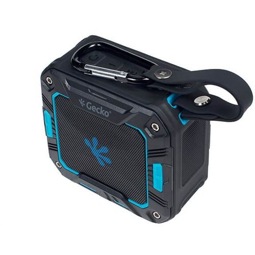 Zvucnik - Bluetooth Speaker Waterproof - Black with Blue - Square 5 Watts slika 1