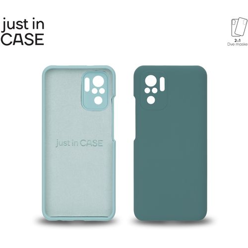 2u1 Extra case MIX PLUS paket ZELENI za Redmi Note 10s slika 3
