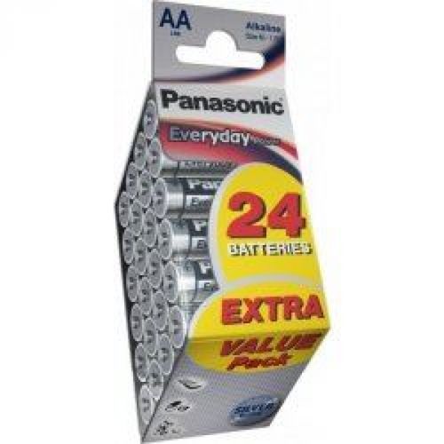 PANASONIC baterije LR6EPS/24PD-AA 24kom Alkalne Everyday slika 1