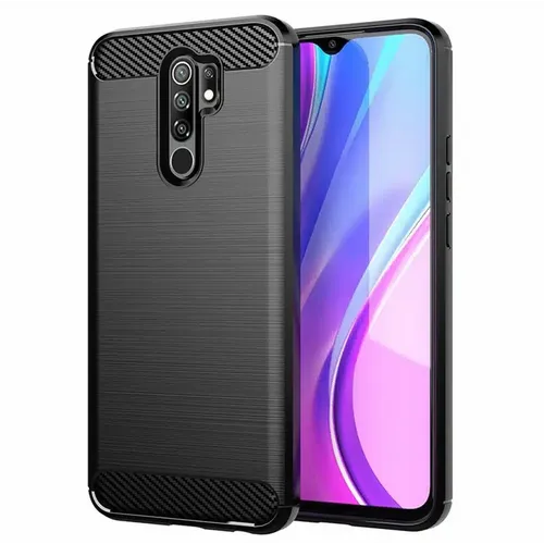 CARBON maska za XIAOMI Redmi 9 crna slika 1