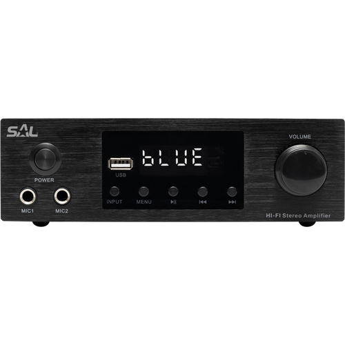 SAL Multimedijsko mini HiFi pojačalo,2x50W,BT-FM-USB-OPTI-KOAX - BTA 250 slika 2