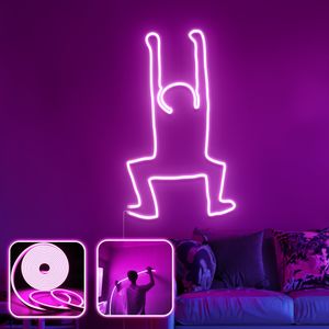 Happiness - XL - Pink Pink Decorative Wall Led Lighting