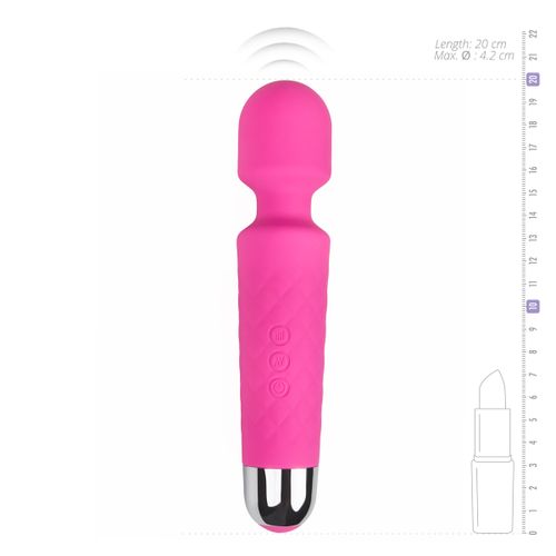 Mini masažni vibrator, ružičasti slika 4