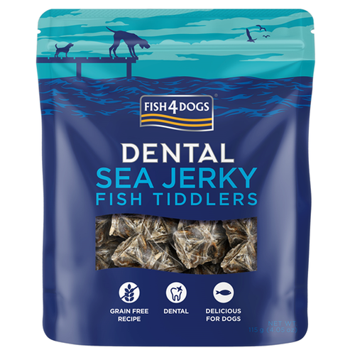 Fish4Dogs  Dental Sea Jerky Tiddlers 115 g slika 1