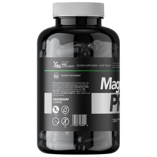 Basic Supplements Magnezijum Citrate Pro / 200 Vegan Capsule slika 2