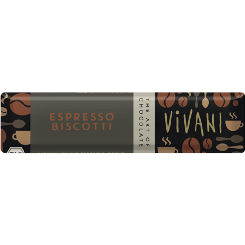VIVANI Čokoladica espresso biscotti BIO 40g slika 1