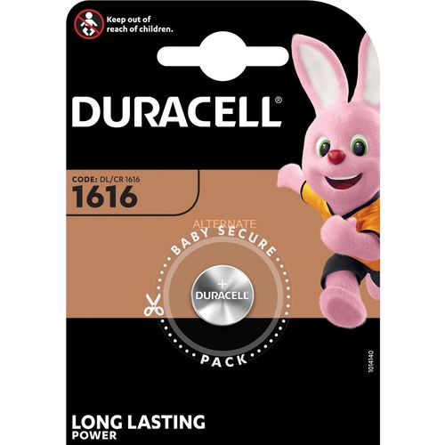 Duracell baterija dugmasta litijum CR1616 slika 1