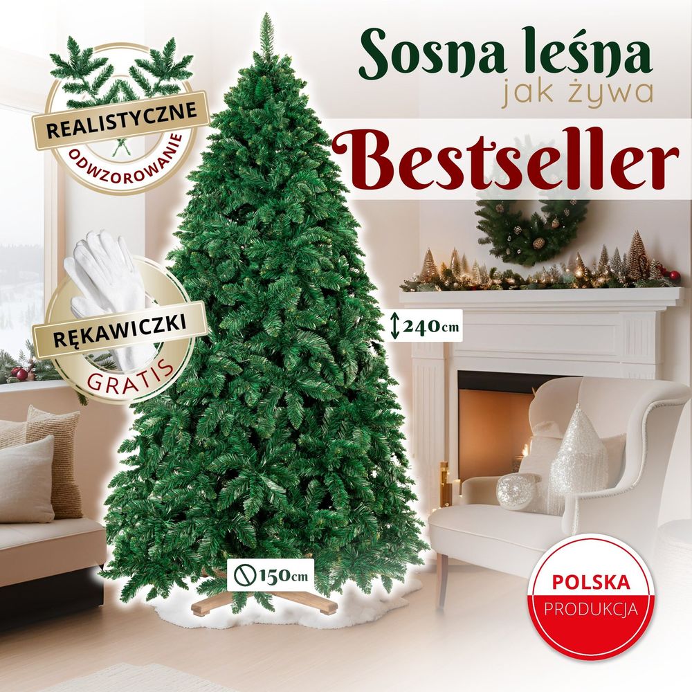 Ct0247 šumski bor premium 240 cm slika 1