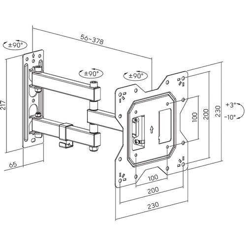 Nosac za TV/ Xwave/23/43 TILT/ARM slika 5