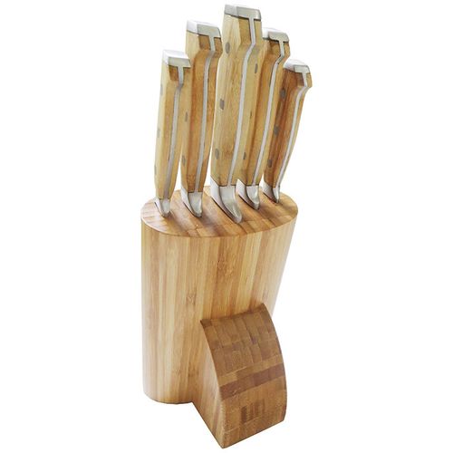 Michelino set noževa od 6 dijelova od bambusa slika 1