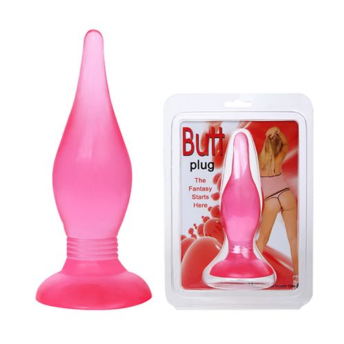 Roze analni dildo 14cm slika 1