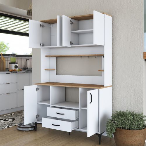 JE168 - 3257 WhiteWalnut Multi Purpose Cabinet slika 7