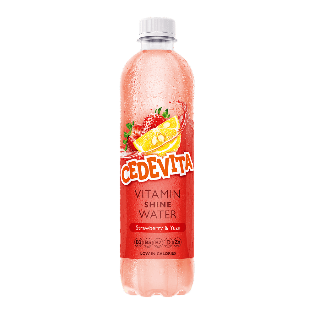 Cedevita vitaminska voda jagoda i yuzu 0,5l slika 1