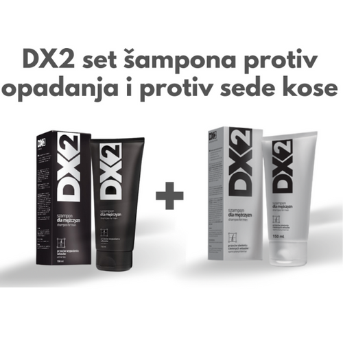 DX2 Set šampona protiv opadanja i protiv sede kose slika 1