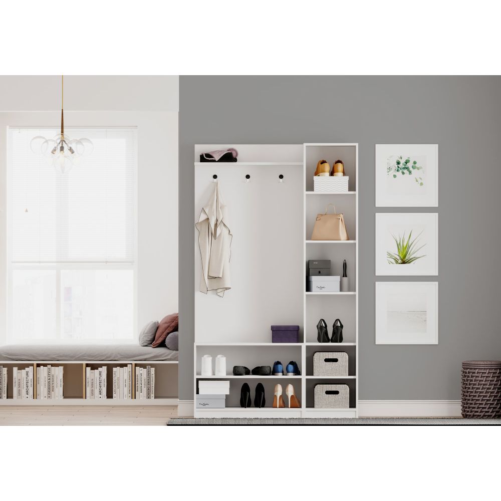 Hall Stand Rb-044 - Mat Bijela slika 4