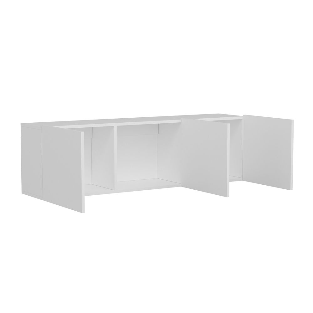 Elegantni bijeli TV stalak slika 7