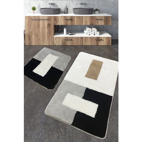 Roin Multicolor Acrylic Bathmat Set (2 Pieces) slika 1