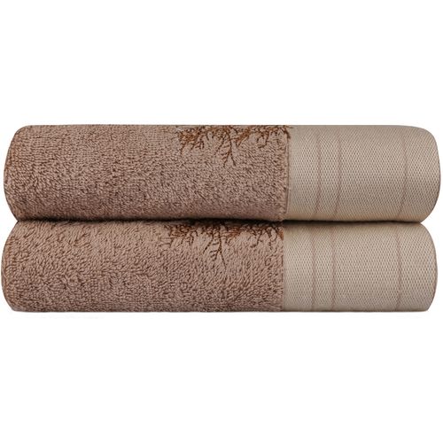 Infinity - Light Brown Light Brown
Cream Hand Towel Set (2 Pieces) slika 2