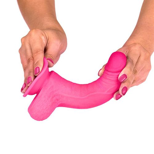 Liketrue Slidy realistični dvoslojni dildo 17,8cm slika 15