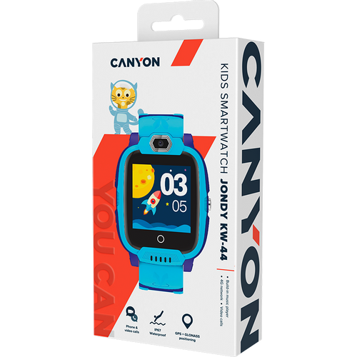 CANYON Jondy KW-44, Kids smartwatch, Blue slika 4