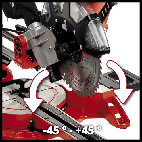 EINHELL TC-SM 2534/1 Dual, potezna pila za prorezivanje i koso rezanje  slika 4