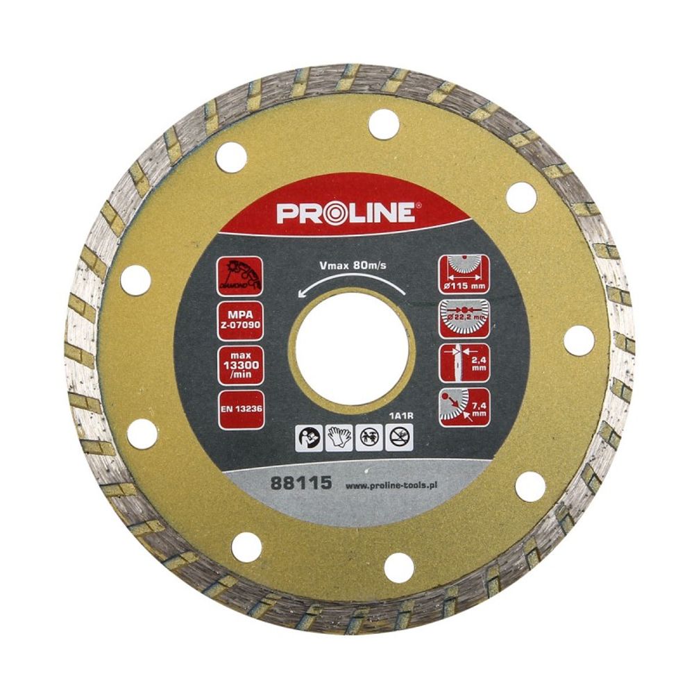 DISK DIAMANTNI TURBO 180*2.7*7.5*22.23 PROLINE  88103 slika 1