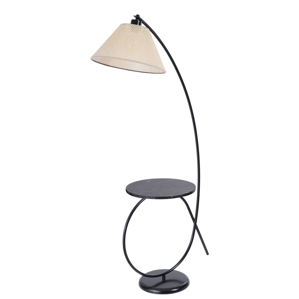 Opviq Podna lampa 439, krem, crna slika 2