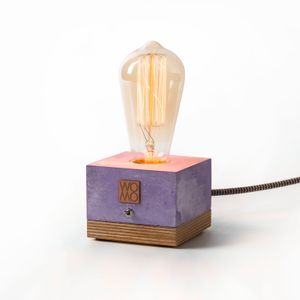 Squid Lighting R Stolna lampa RT023 Lilac-Yellow