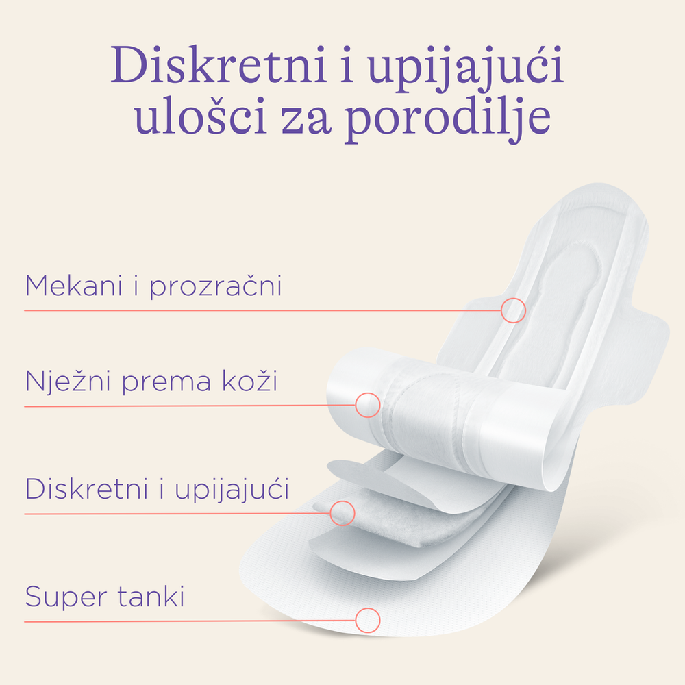 Lansinoh Higijenski ulošci za porodilje M A12 3469, 12kom slika 3
