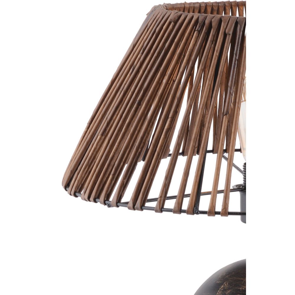 Lampa za sto Balloon Bamboo u crnoj, bijeloj i zlatnoj boji slika 2