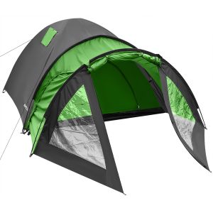 Enero Camp šator za 4 osobe 210 x 450 x 150 cm crno zeleni