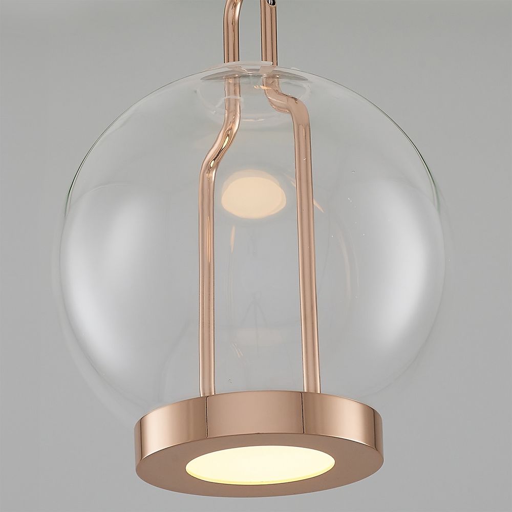 Žuti Luster 3434-1A-03 sa LED Osvjetljenjem slika 2