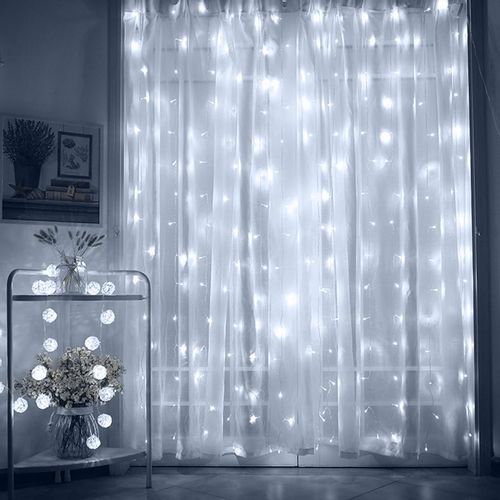 Home deco 200 LED zavjesa/ bijele  slika 2