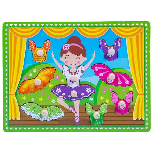 Smily Play drvene puzzle Balerina slika 1