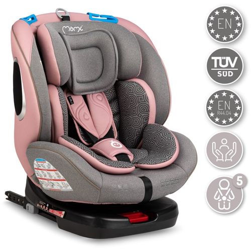 Momi Rotirajuća autosjedalica Tordi 360 0-36kg Isofix, Pink slika 12