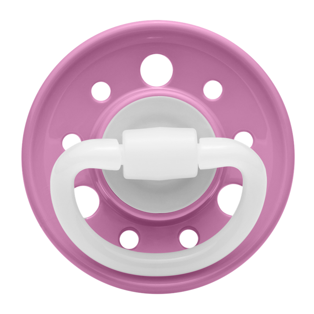 nip® Duda varalica Cherry 0-6mj (veličina 1) - Latex, 2kom Pink, Bež slika 3
