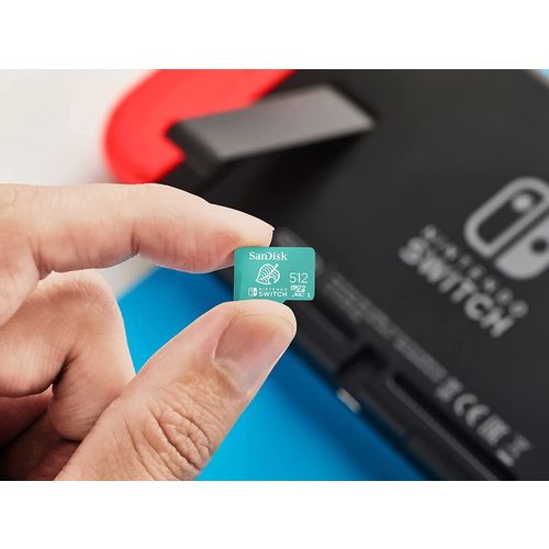 SanDisk microSDXC za Nintendo Switch 512GB, brzina čitanja do 100MB/s, pisanja 90MB/s, U3, C10, A1, UHS-1 slika 3