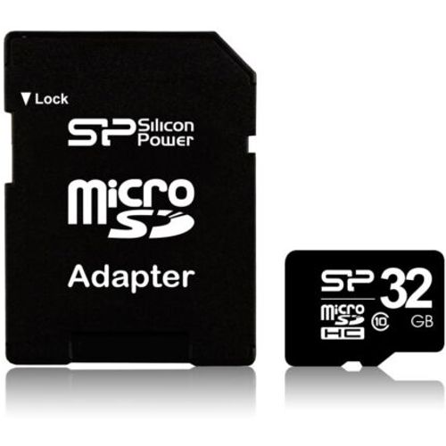 Silicon Power SP032GBSTH010V10SP MicroSD 32GB, SDHC, Class 10, w/SD Adapter slika 1