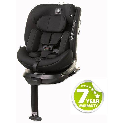 4BABY autosjedalica I-Size (40-150 cm) Enzo-fix black slika 1