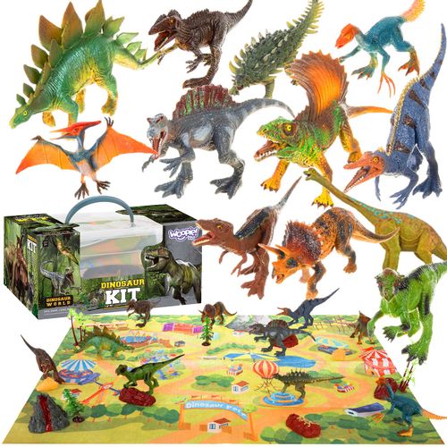 Woopie set figurica Dino + podloga 24 kom pretpovijesni svijet  slika 1