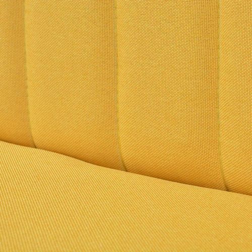 Sofa 117x55,5x77 cm Tkanina Žuta slika 4