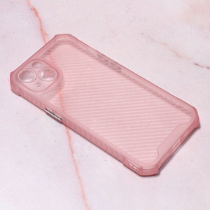 Torbica Carbon Crystal za iPhone 13 6.1 pink
