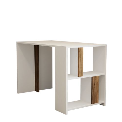 Woody Fashion Studijski stol, Lima - White, Walnut slika 5