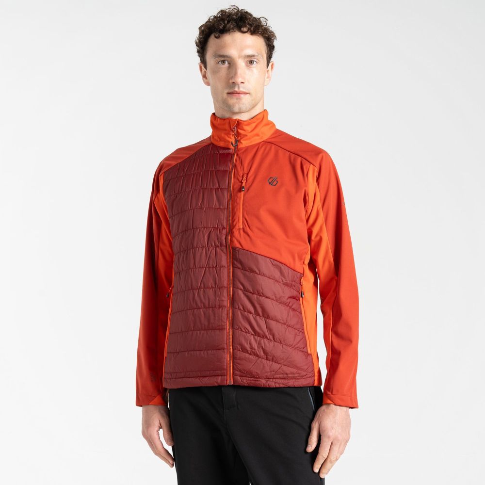 Dare2B Muška jakna Mountaineer Hybrid, Tuscan Red/Syrah Red slika 4