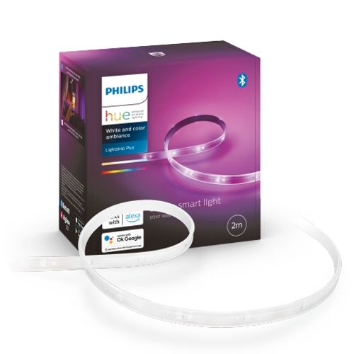 Pametna LED traka PHILIPS Hue Lightstrip Plus V4, sa adapterom, 2m slika 1